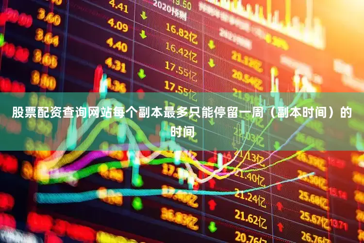 股票配资查询网站每个副本最多只能停留一周（副本时间）的时间